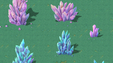 Cartoon Sky City - Field - Crystal