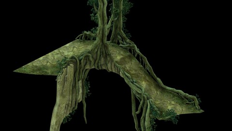 Game Model - Forest - Tree Bridge 01