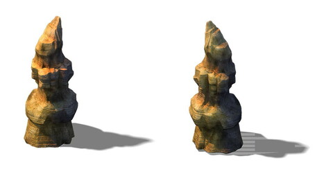 Game Model - Desert Gobi - Wind Stone 18