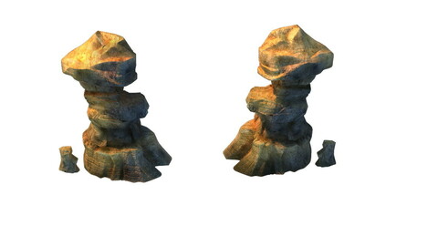 Game Model - Desert Gobi - Wind Stone 19