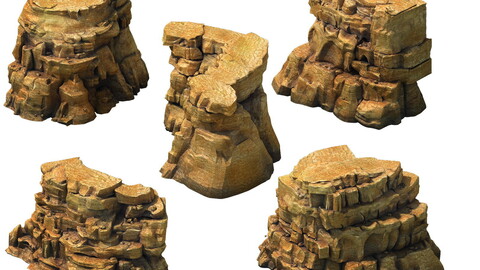 Game Model - Desert Gobi - Wind Stone 23