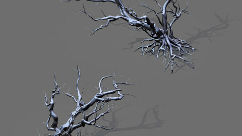 Game Model - Snow - Dead Tree 02