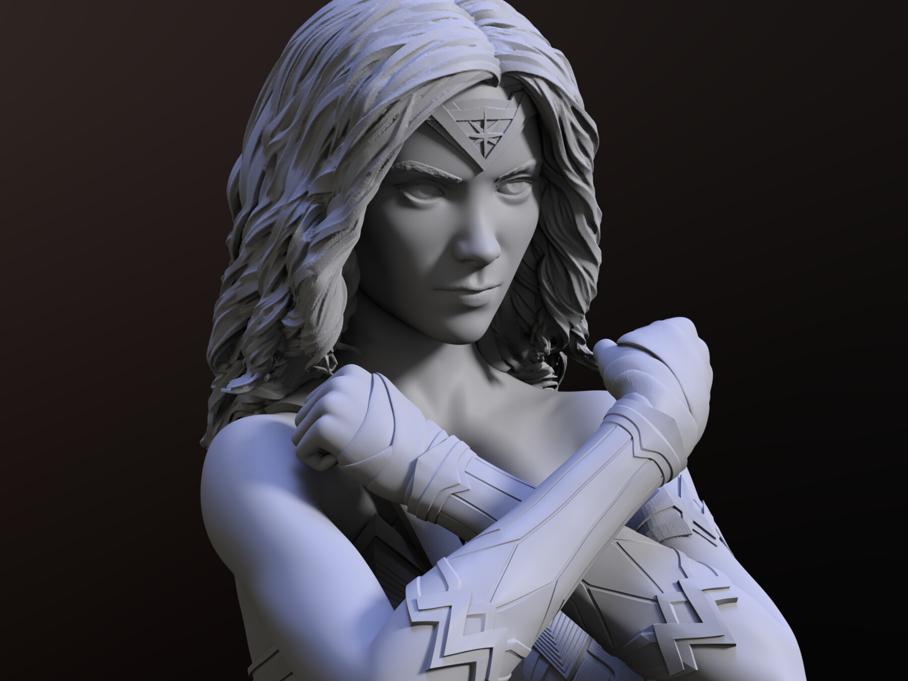 ArtStation - Stylized Wonder Woman Game Model