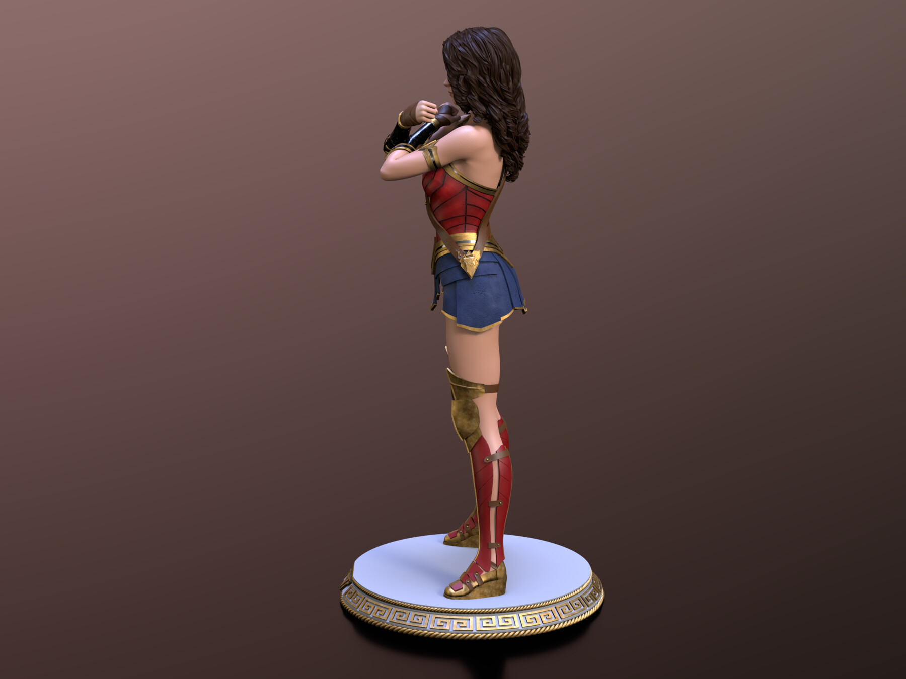 ArtStation Wonder Woman 3D print model Resources