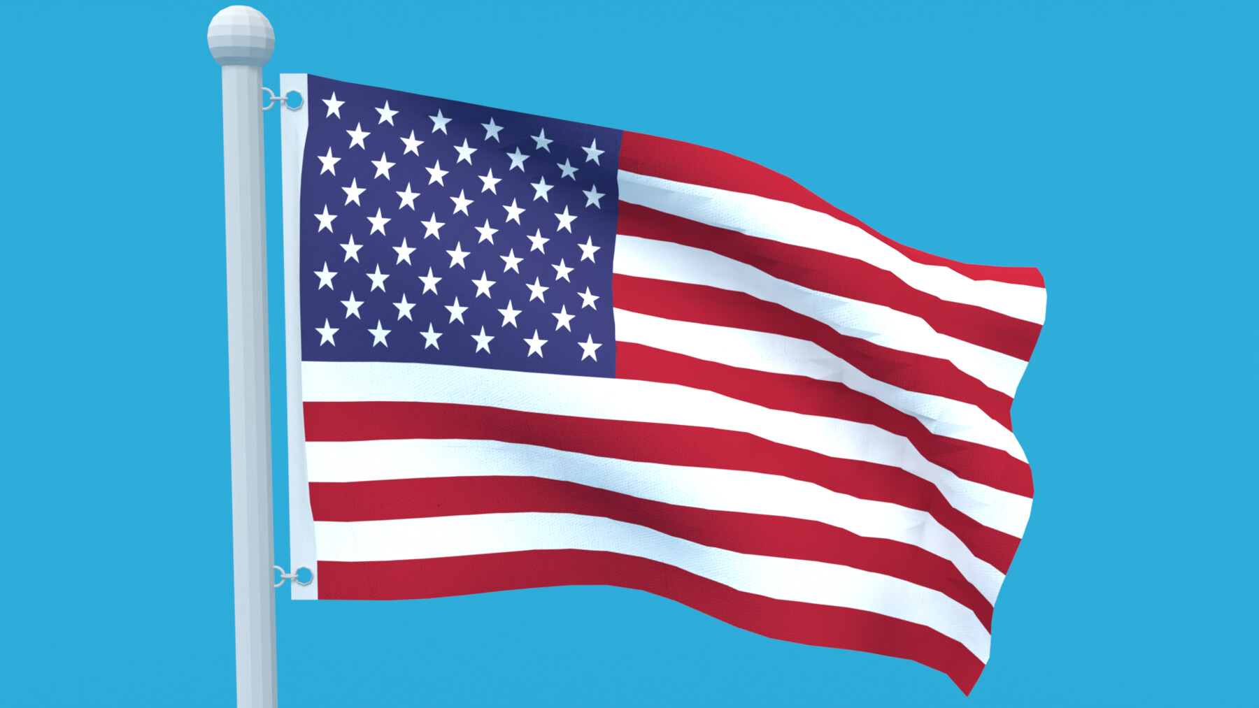 animated american flag background