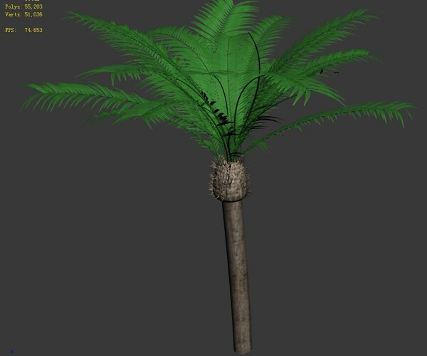 ArtStation - Plant - Coconut Tree 32 | Game Assets