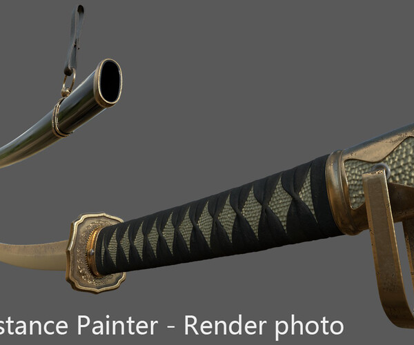 ArtStation - Japanese sword Japanese saber Katana | Resources