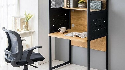 Steel Mesh Reading Room Desk