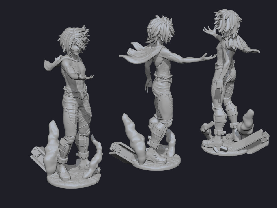 ArtStation - Tomura Shigaraki Awakened AFO from my hero academia 3d ...