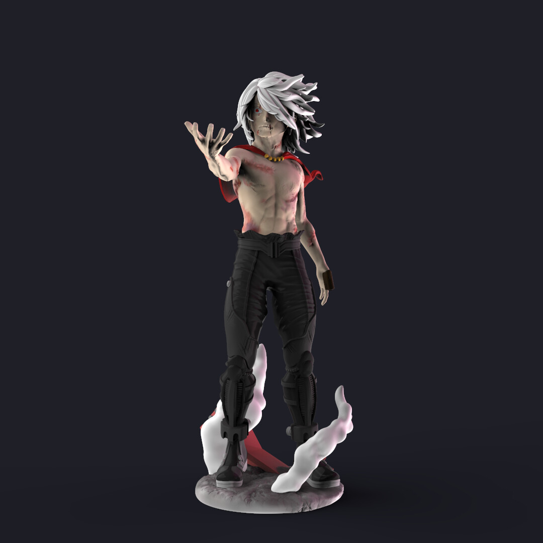 ArtStation - Tomura Shigaraki Awakened AFO from my hero academia 3d ...