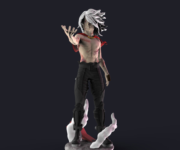 ArtStation - Tomura Shigaraki Awakened AFO from my hero academia 3d ...