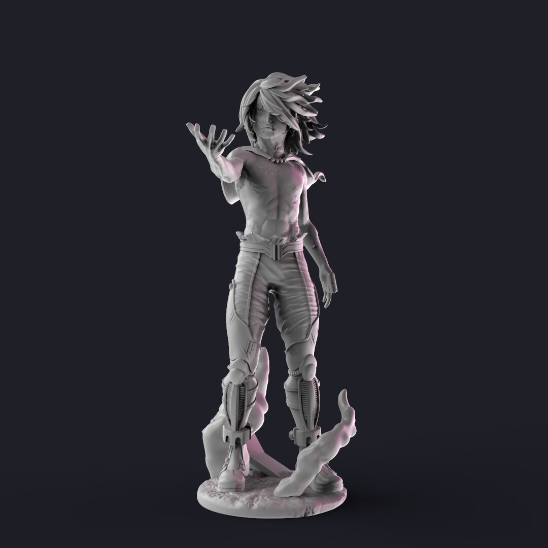 ArtStation - Tomura Shigaraki Awakened AFO from my hero academia 3d ...