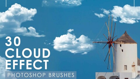 Cloudy effect photoshop brush