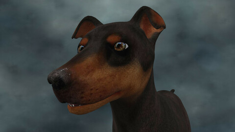 MDGH.009 Rigged Dog