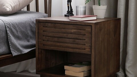 J-Soo Bed Wood Side Table