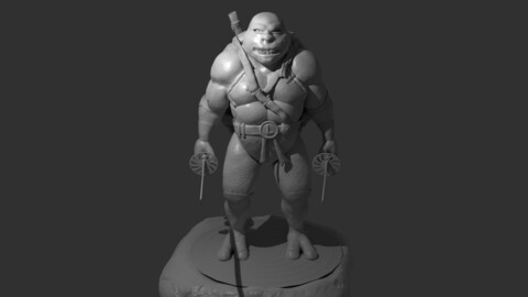 Teenage Mutant Ninja Turtles Blender Sculpting 3D model