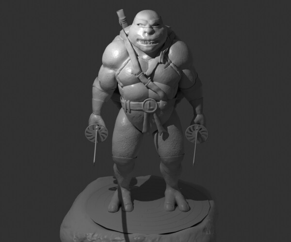 ArtStation Teenage Mutant Ninja Turtles Blender Sculpting 3D model