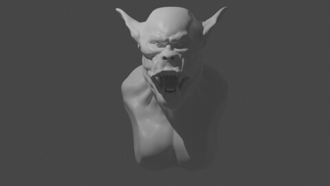Head Ork 3D model