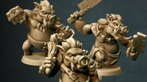 Group of Boarbarians