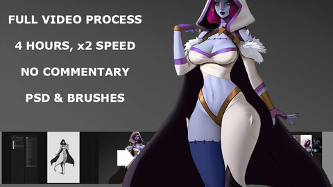 Zephirel full video process, 4 hours, x2 speed