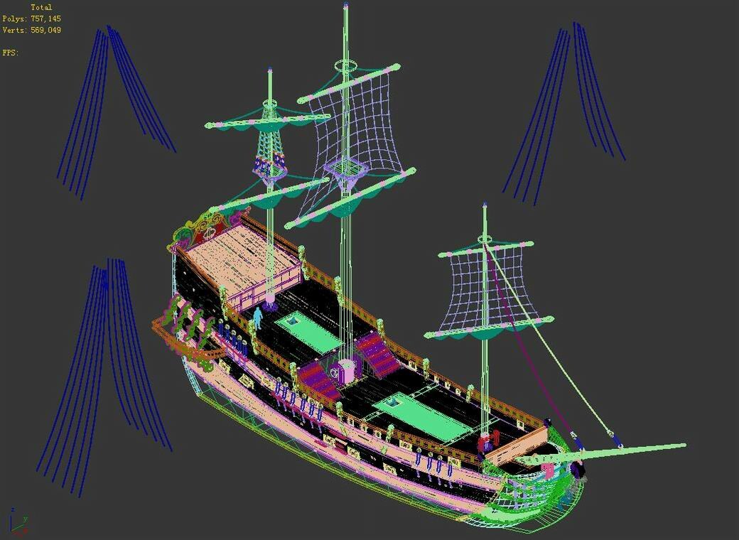 ArtStation - Palace - Ship 01 | Game Assets