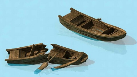 Traffic - Small wooden boat