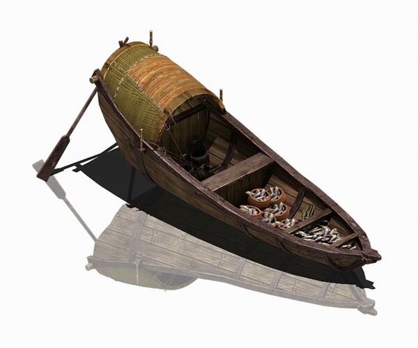 ArtStation - The fishing boat - 3D game asset / prop