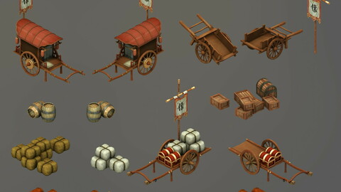 Carriage wooden barrel jewelry box