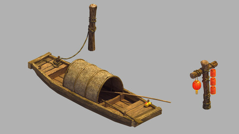 Ancient China - Transportation - Boat 03