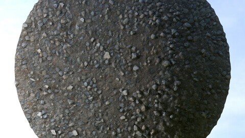 Gravel Ground 11 PBR Material