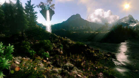 Fantasy Landscape #1 HD Files