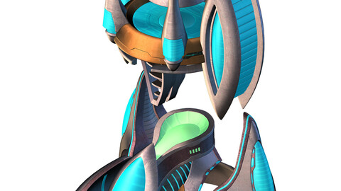 Sci Fi Building-Energy Column 01