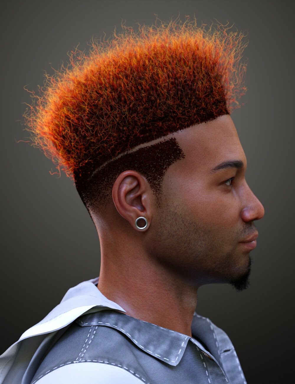 ArtStation - Afro Fade Hair for Genesis 3 and 8 | Resources