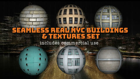 Seamless Real NYC Buildings & Textures