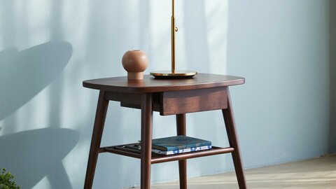 Granada wooden bedside table
