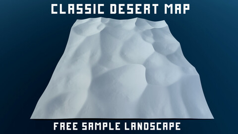 Free sample landscape. Classic Desert