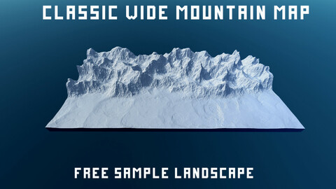 Free sample landscape. Classic Wide Mountain