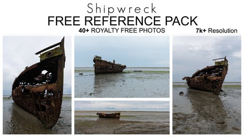 Free Reference Pack - Shipwreck - 40+ Royalty Free Photos