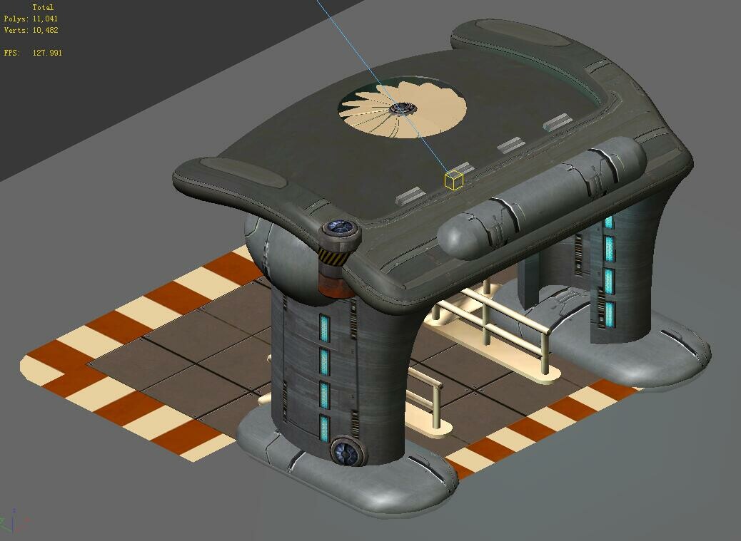 ArtStation - Machinery - Garage Entrance 01 | Game Assets