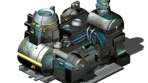 Machinery - Spacecraft - Functional Objects 017