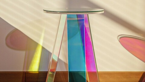 Hologram side table side table Dia35