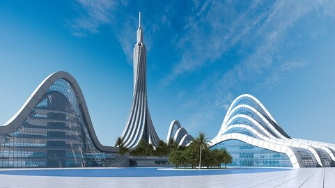 Futuristic City 12. Organic Architecture