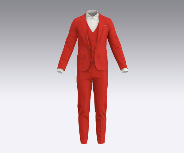 ArtStation - Men's Business Suit / Marvelous Designer / Clo 3D project ...