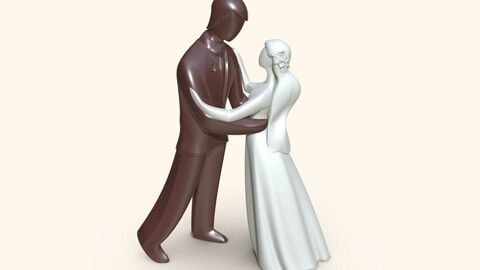 Dolls for wedding cake