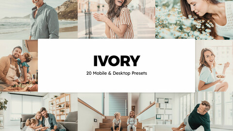 20 Ivory LUTs and Lightroom Presets