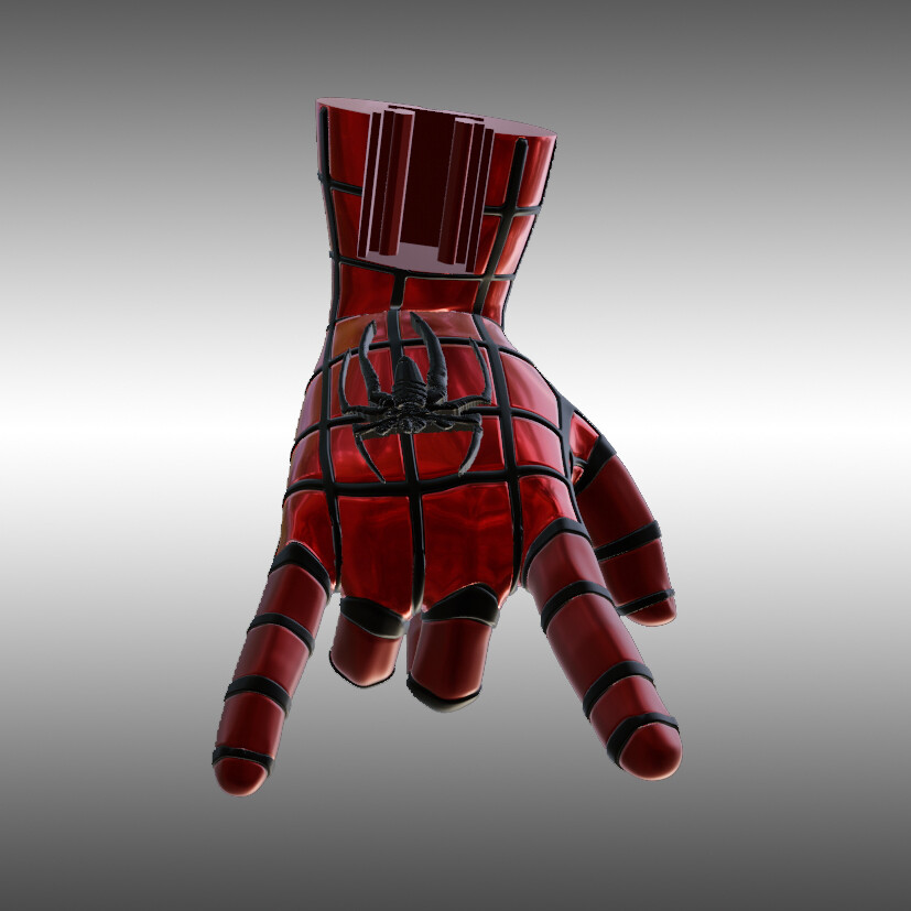 ArtStation - CREALITY ENDER 3 SPIDERMAN WEB SHOOTER HAND FILAMENT GUIDE ...