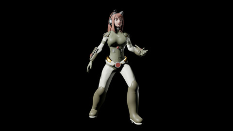 Tamara Sculpting Figur/Rig Blender