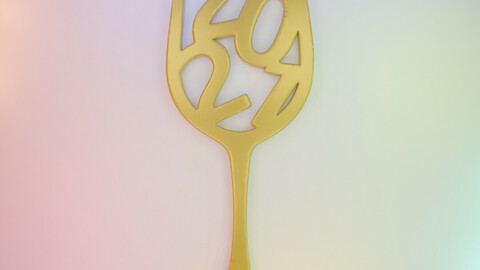 3D ORNAMENT - 2021 WINE GLASS