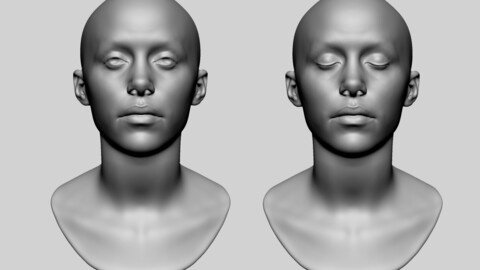 Base Female Head 07