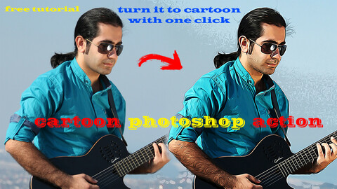 Photoshop Action  [Turn it to cartoon]